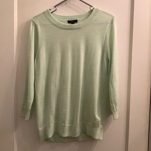 Mint J Crew Merino Wool Sweater